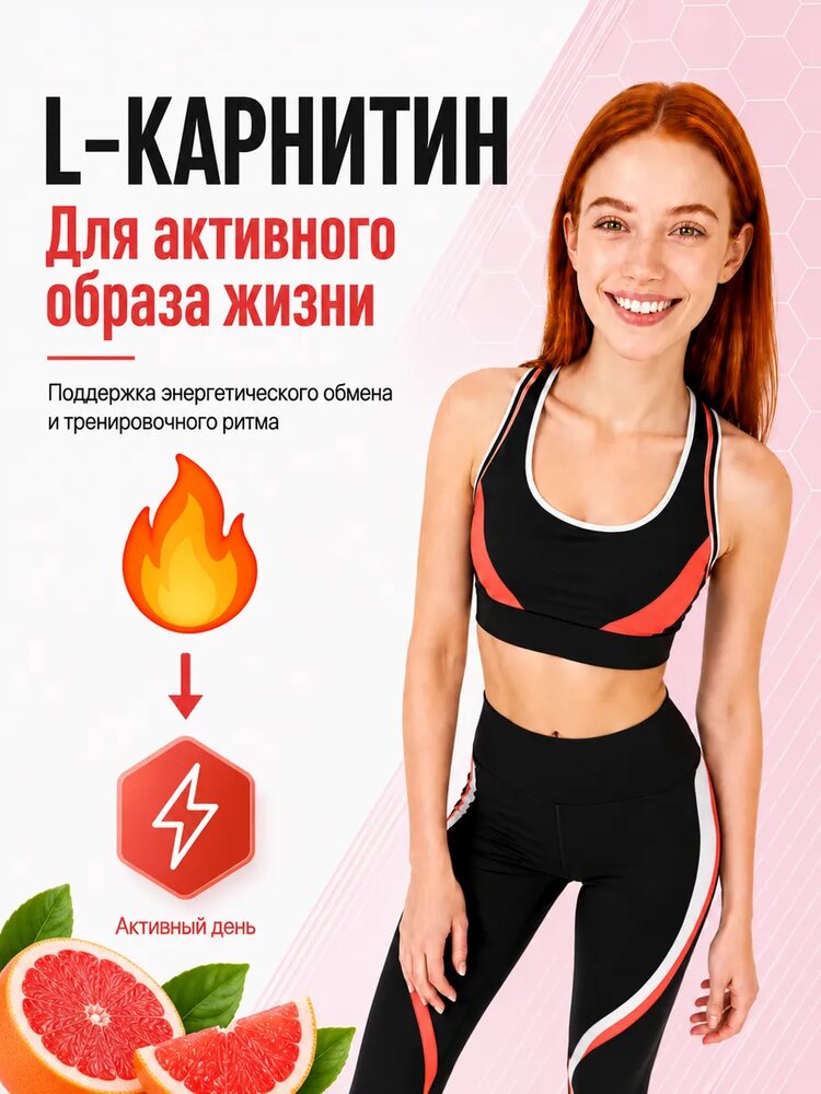 L карнитин жидкий спортивный, Грейпфрут, Грейпфрут