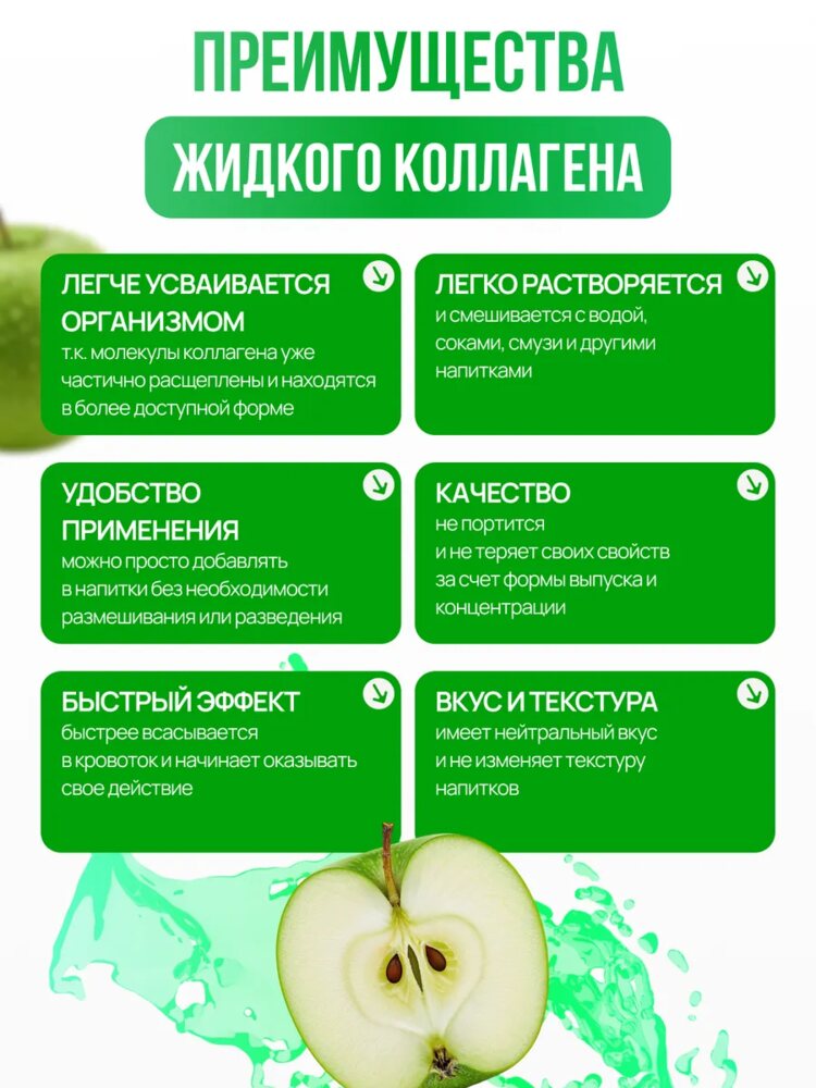 Коллаген комплекс с гиалуроновой кислотой, фруктовый, фруктовый