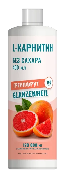 L-карнитин жидкий, грейпфрут, 400 мл