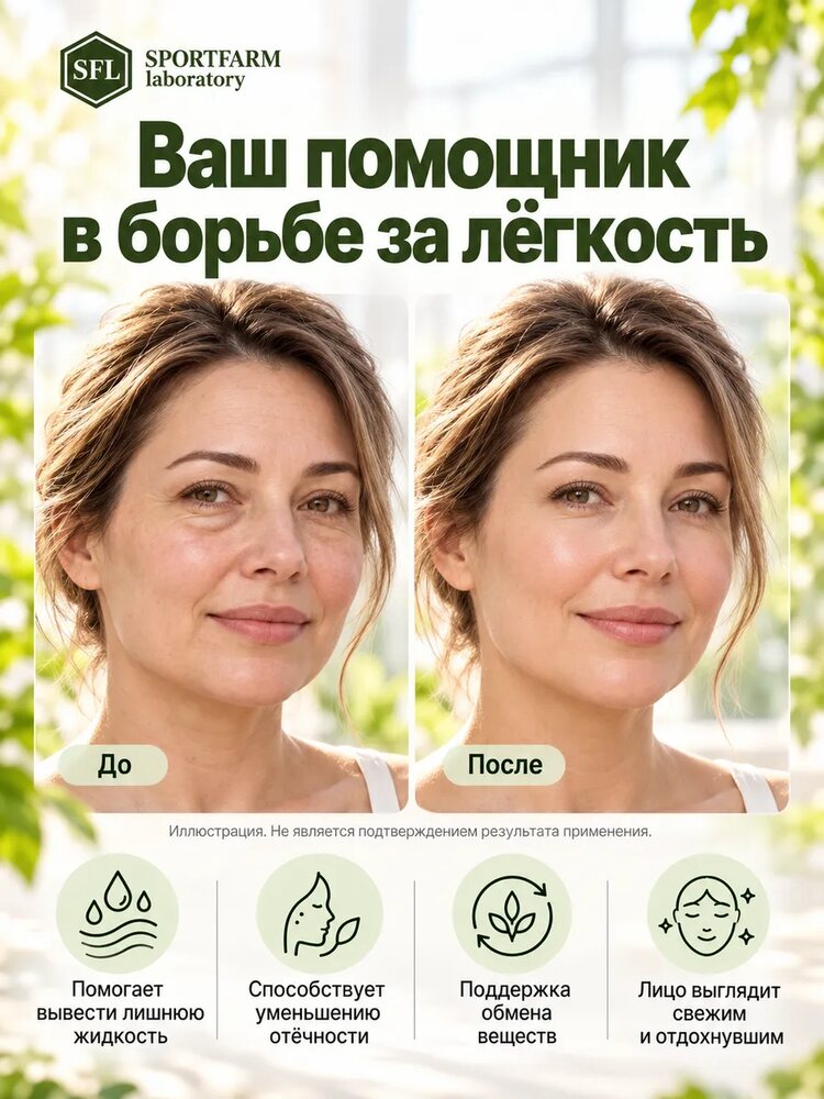 Дренажный напиток от отеков концентрированный со вкусом смородины, черная смородина
