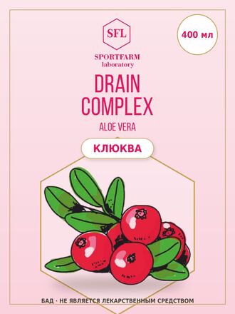 Напиток DRAIN COMPLEX, клюква, 400 мл