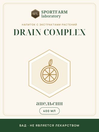 Напиток DRAIN COMPLEX, апельсин, 400 мл